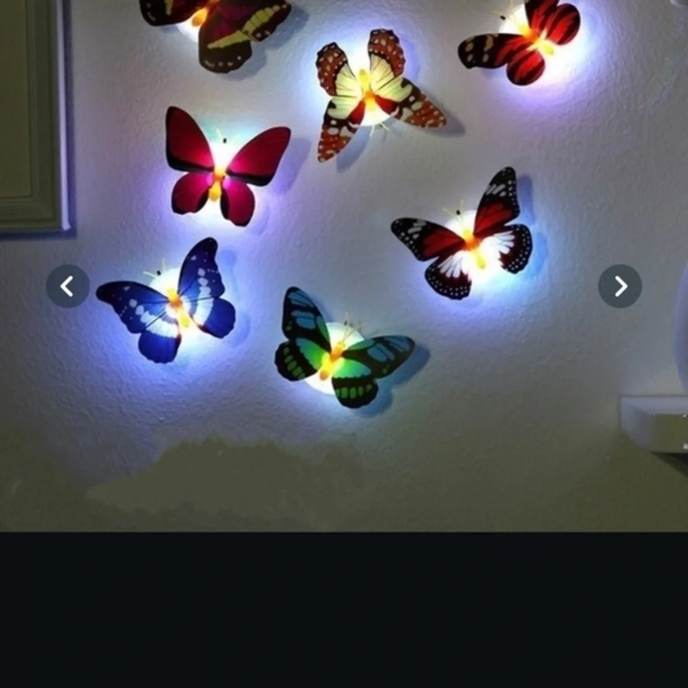 Butterfly battery operated tea lights